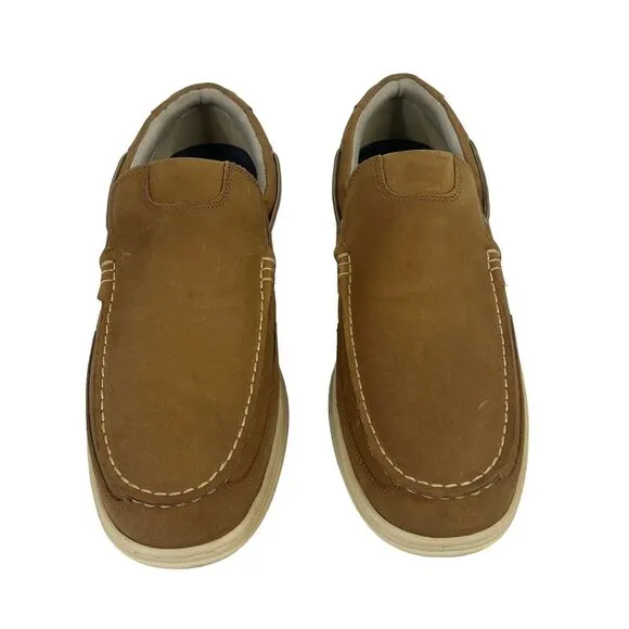 Dockers Tiller Leather Casual Slip On Loafer Boat Shoe Stain Defender Men’s 12W