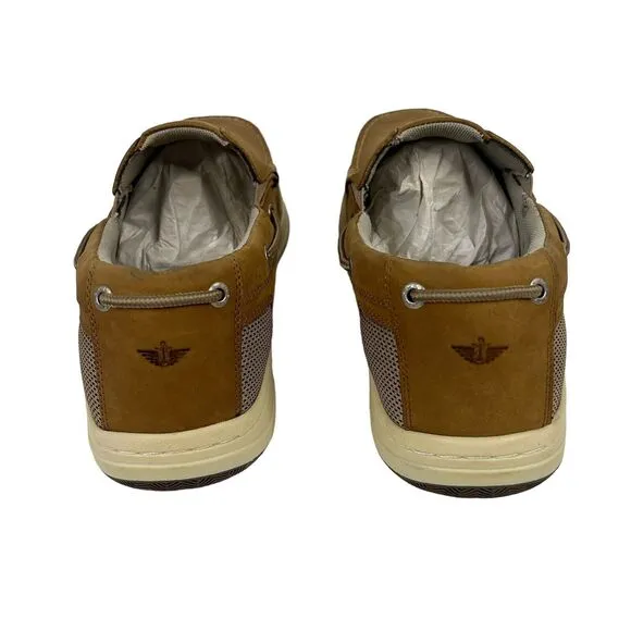 Dockers Tiller Leather Casual Slip On Loafer Boat Shoe Stain Defender Men’s 12W