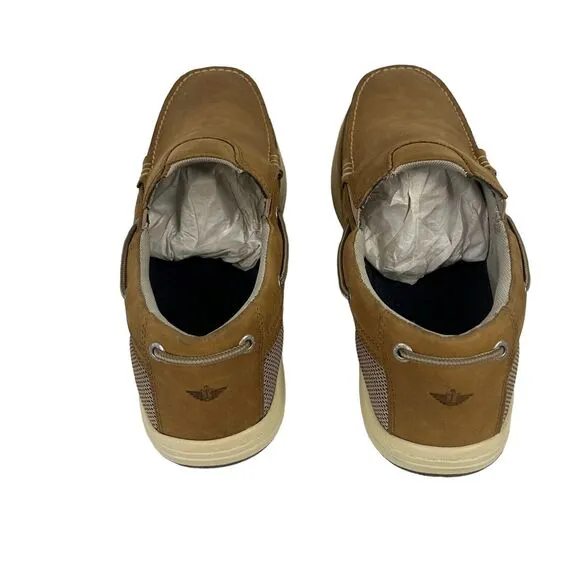 Dockers Tiller Leather Casual Slip On Loafer Boat Shoe Stain Defender Men’s 12W