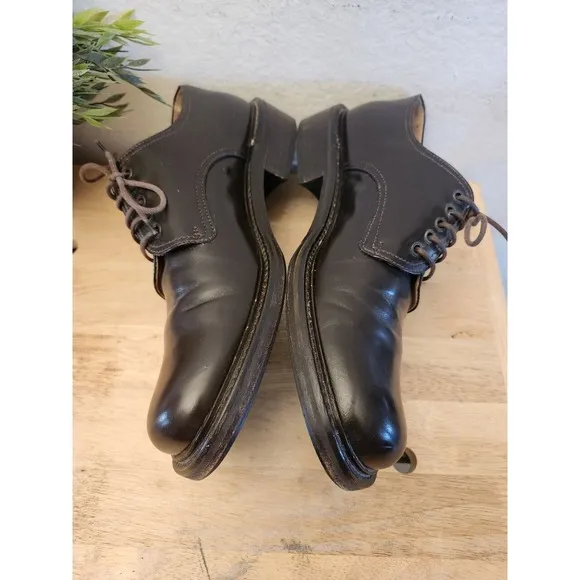 DOLCE &amp; GABBANA Vero Cuoio Shoes Brown Leather Dress Derby Formal US 10  $800