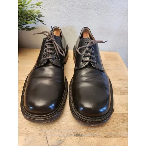 DOLCE &amp; GABBANA Vero Cuoio Shoes Brown Leather Dress Derby Formal US 10  $800