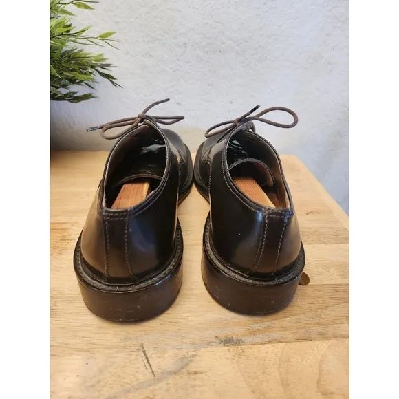 DOLCE &amp; GABBANA Vero Cuoio Shoes Brown Leather Dress Derby Formal US 10  $800