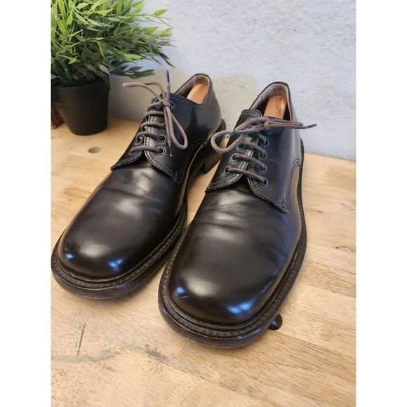 DOLCE &amp; GABBANA Vero Cuoio Shoes Brown Leather Dress Derby Formal US 10  $800