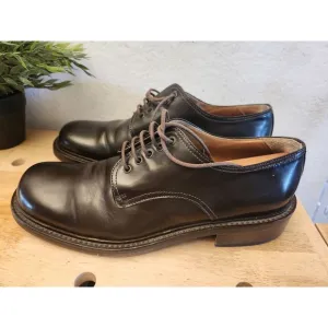 DOLCE &amp; GABBANA Vero Cuoio Shoes Brown Leather Dress Derby Formal US 10  $800