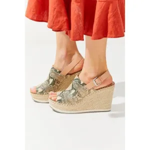 Dolce Vita Shan Snakeskin Platform Wedges