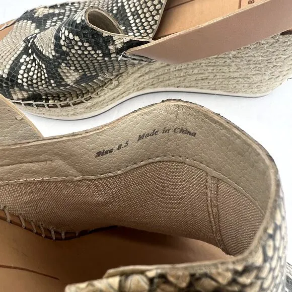 Dolce Vita Shan Snakeskin Platform Wedges