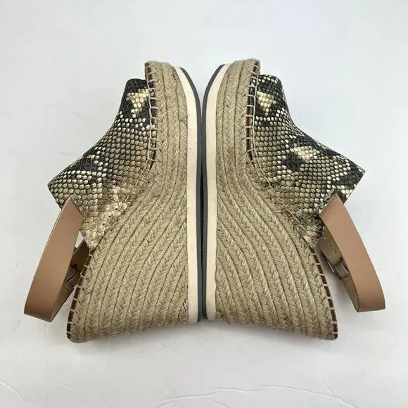 Dolce Vita Shan Snakeskin Platform Wedges
