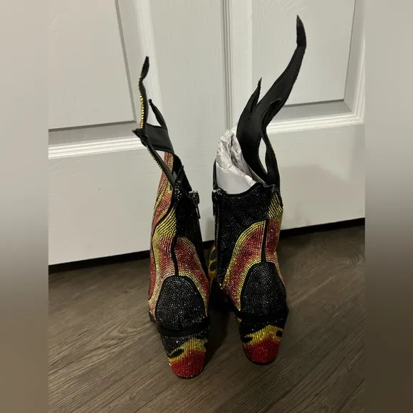 Dolls Kill / Club Exx Fire Sheriff Shine Cowboy Boots