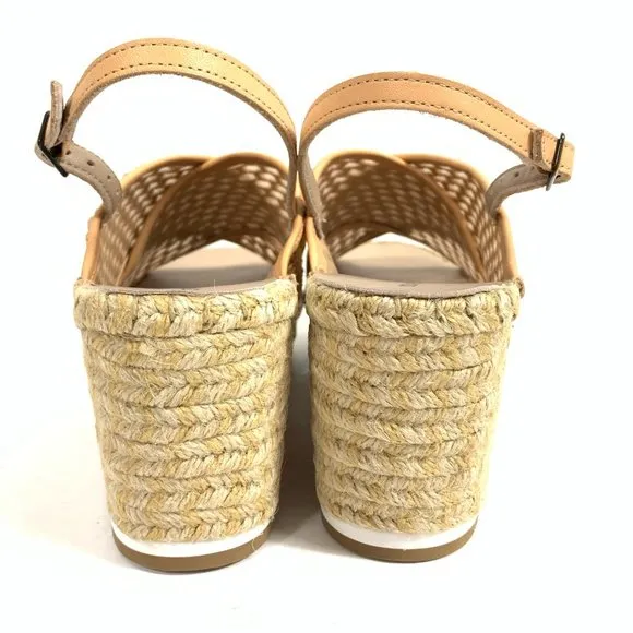 DONALD PLINER Lotti-RW Nude Raffia Woven Sandals
