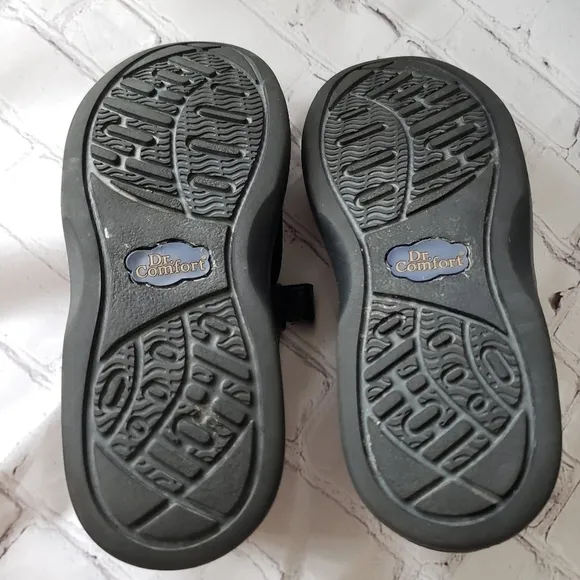 Dr Comfort Merry Jane Diabetic Orthotic Loafer Flats Adjustable Womens Size 7