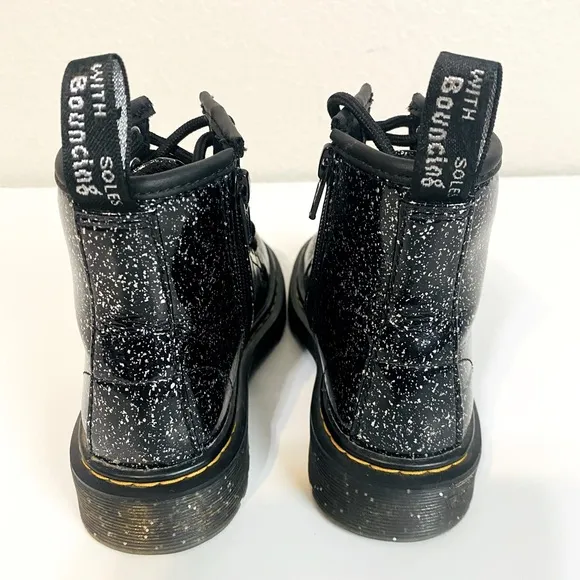 Dr. Martens 1460 Black Cosmic Glitter Boots Size 12