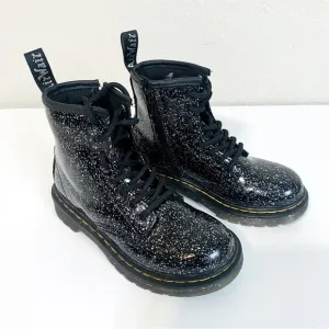 Dr. Martens 1460 Black Cosmic Glitter Boots Size 12