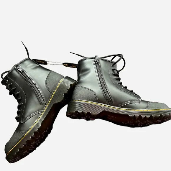 Dr. Martens 1460 Overlay Side Zip Combat Boots
