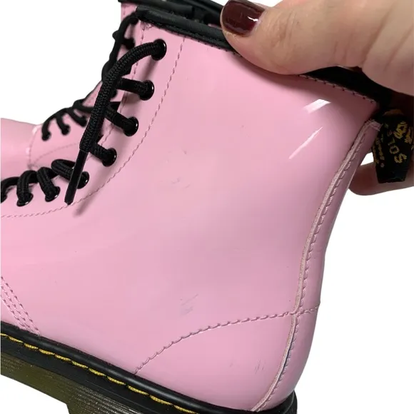 Dr Martens 1460 Pink Patent Leather Boots