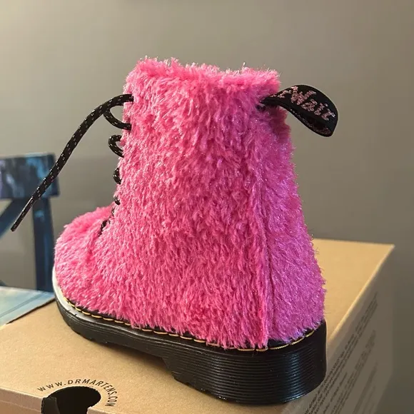 Dr. Martens 1460 Tinsel Faux Fur Boots