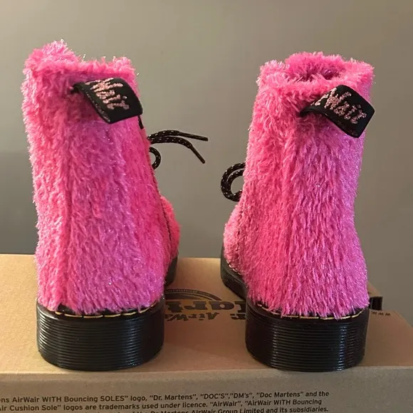 Dr. Martens 1460 Tinsel Faux Fur Boots
