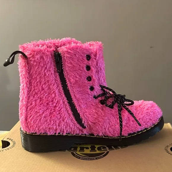 Dr. Martens 1460 Tinsel Faux Fur Boots