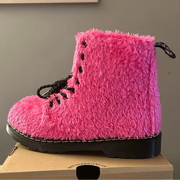 Dr. Martens 1460 Tinsel Faux Fur Boots