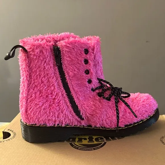Dr. Martens 1460 Tinsel Faux Fur Boots