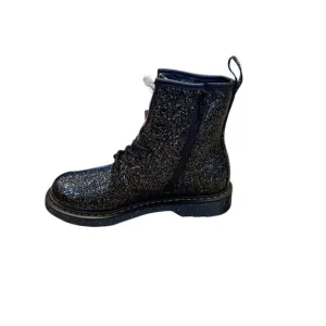 Dr. Martens 1460 Youth Black Glitter Lace Up Boots Size 6 Youth - Big Girl