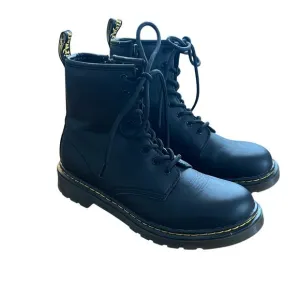 Dr. Martens 1460Y Black Leather Boots – Women’s Girls Size 5 US
