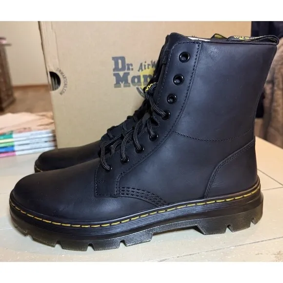 Dr Martens Air Wair boots combs leather New In Box Size 10