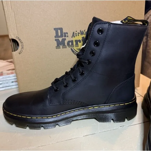 Dr Martens Air Wair boots combs leather New In Box Size 10