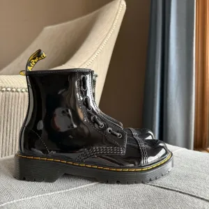 Dr. Martens Black Patent Leather Boots