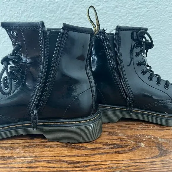 Dr. Martens Junior 1460 Patent Leather Boots Size 3