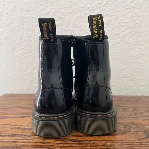 Dr. Martens Junior 1460 Patent Leather Boots Size 3