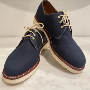 Dr. Martens - Lester Navy Wool Oxford Shoes - Size 10