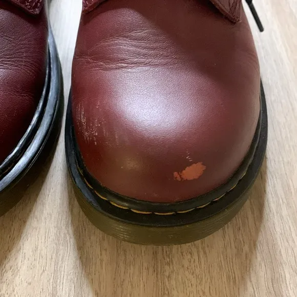 Dr. Martens Maroon 1460 Side Zip Boots Size 7 Women’s