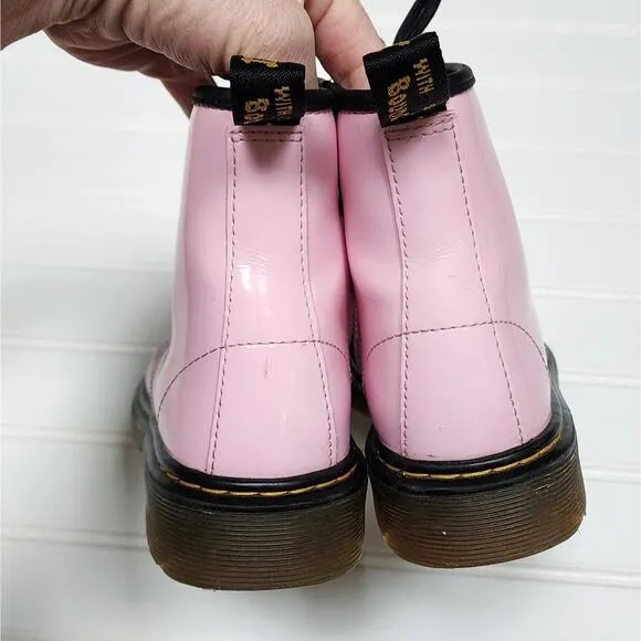 Dr. Martens Patent Pink Boots