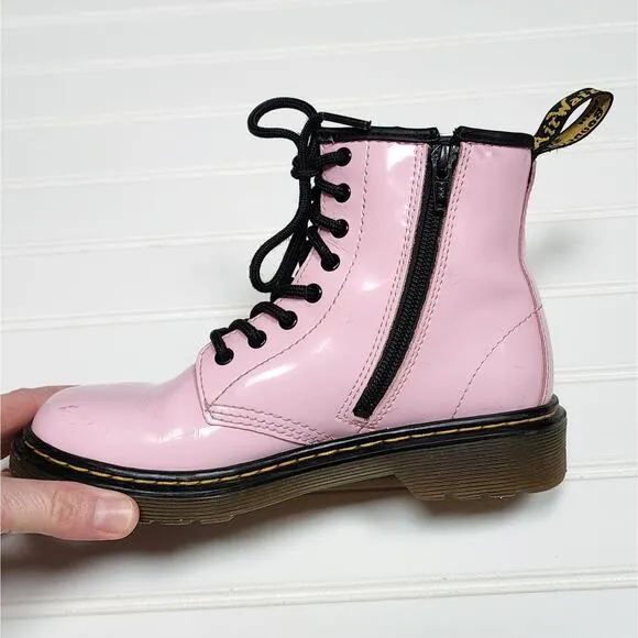 Dr. Martens Patent Pink Boots