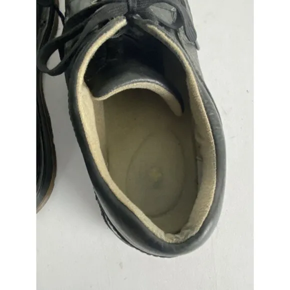 Dr Martens Shoes Mens 13 Black Pebbled Leather Lace Up Oxford  11194