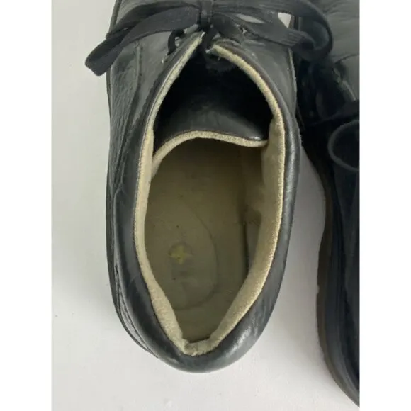 Dr Martens Shoes Mens 13 Black Pebbled Leather Lace Up Oxford  11194