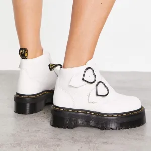 Dr. Martens Women’s Devon Heart Leather Platform Boots