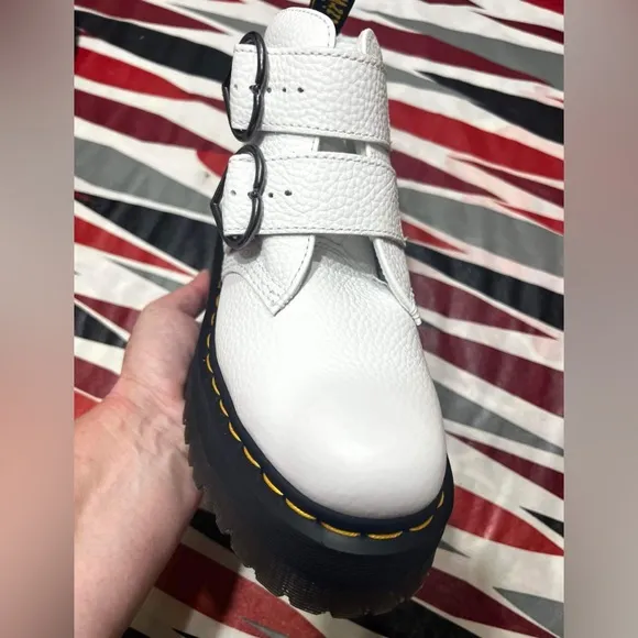 Dr. Martens Women’s Devon Heart Leather Platform Boots