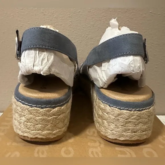 Dr Scholls Ember Oxide Blue Slingback Sandals - NIB