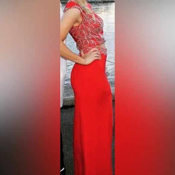 Dress Gorgeous Rachel Allan Size 4 Long Formal Gown Like New