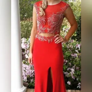 Dress Gorgeous Rachel Allan Size 4 Long Formal Gown Like New