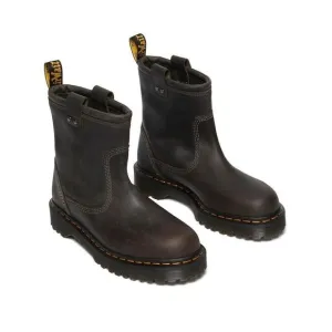 Dr. Martens Anistone Lo Leather Biker Boot Unisex Size M11/W12 Grey Boots FZP090