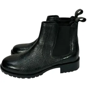 Duluth Trading Lifetime Leather Chelsea Boots Womens Size 9.5 Black Pebbled