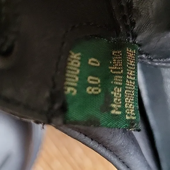 Dunham Ruggards,  plain toe oxford/derby, black, size 8.0 D