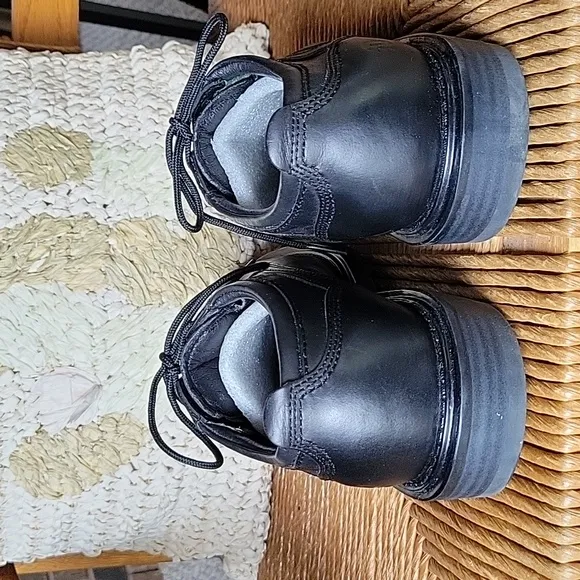 Dunham Ruggards,  plain toe oxford/derby, black, size 8.0 D