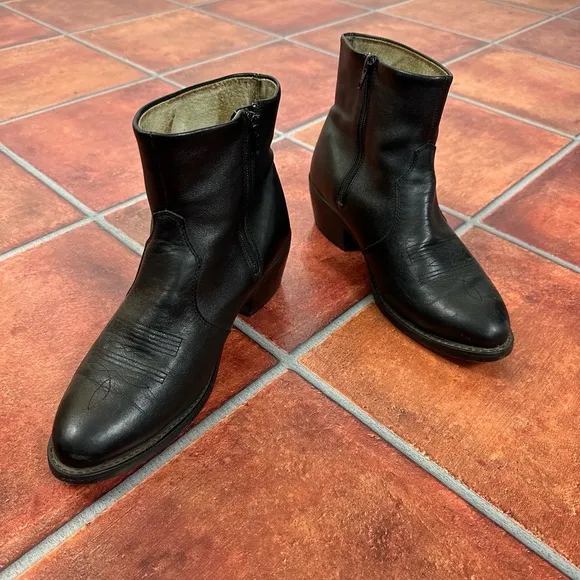 Durango Black Leather Boots Size Men’s 8