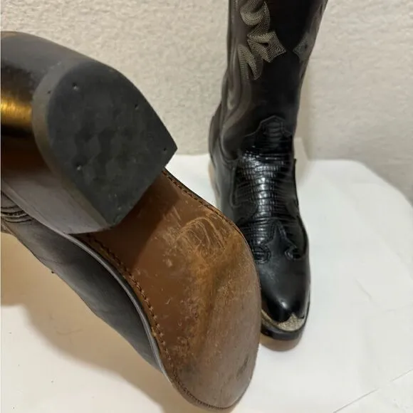 Durango men’s Western Black Leather Boots Size 8