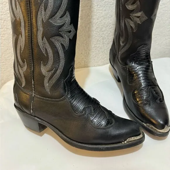 Durango men’s Western Black Leather Boots Size 8