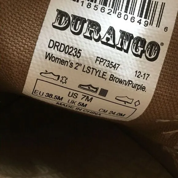 Durango Women’s Shoes  slip on Moccasins Size. 7M