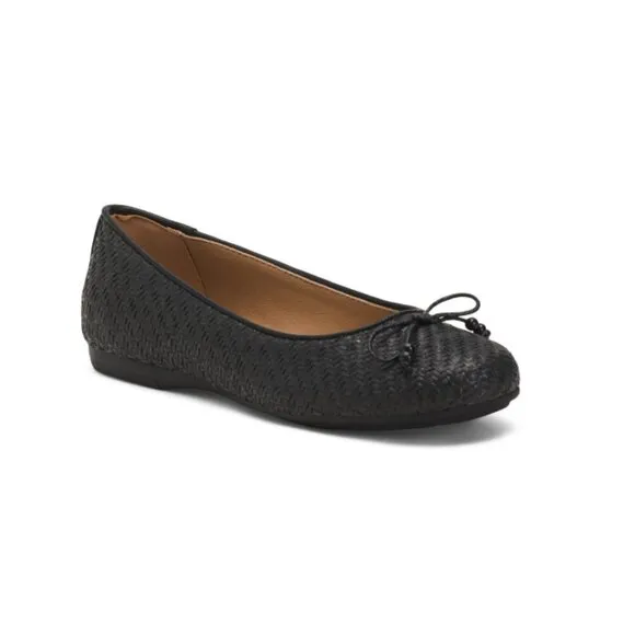 EARTH Black Jontell Comfort Ballet Flats